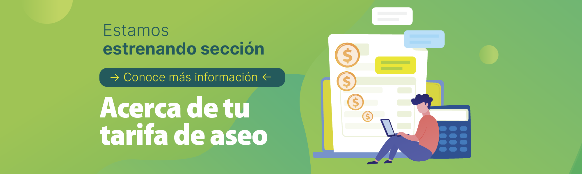 Sección tarifas